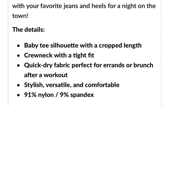 LiCi Fit PULSE Crop T-Shirt Top ⚡️ NEW WITH TAGS SMALL S Black Yellow T Shirt - Picture 5 of 5